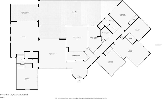 1111 San Mateo Dr, Punta Gorda, FL 33950 - floor plan