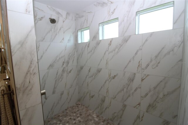 9529 Calumet Blvd, Port Charlotte, FL 33981 - bathroom featuring a marble finish shower
