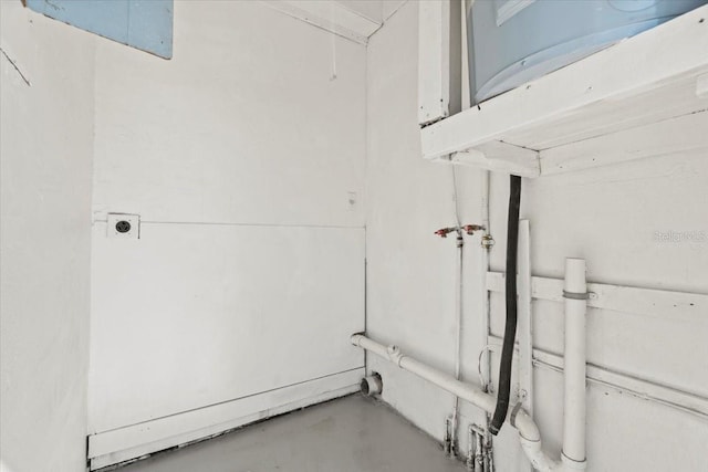 laundry room featuring washer hookup, laundry area, and electric dryer hookup