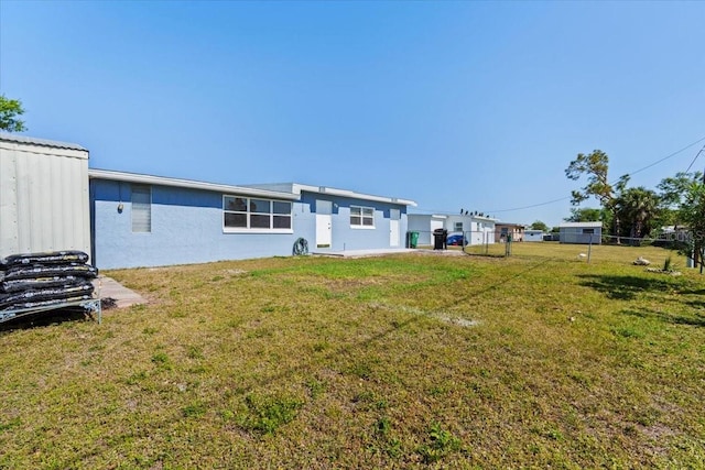 exterior space featuring fence