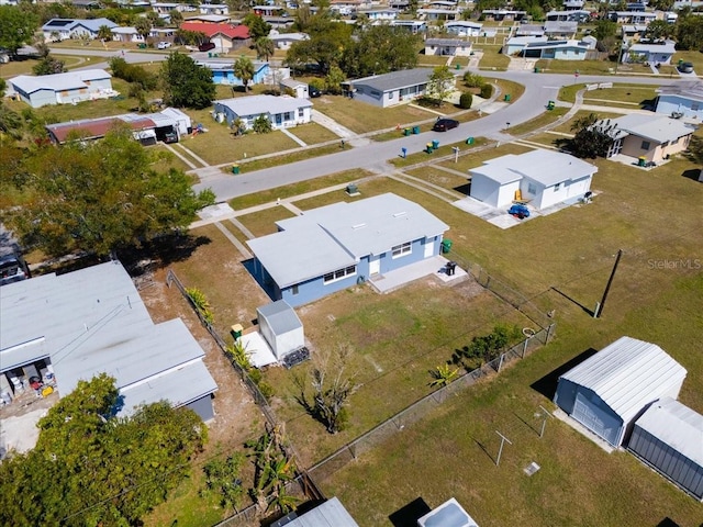 birds eye view of property featuring a residential view