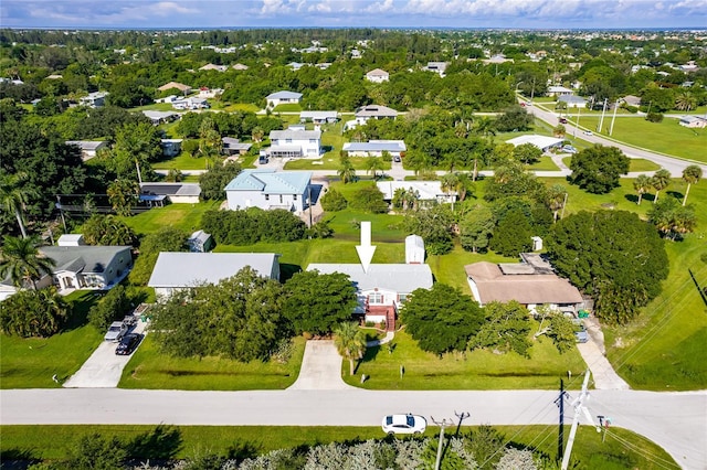 bird's eye view featuring a residential view