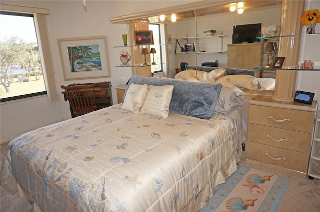 bedroom featuring carpet floors