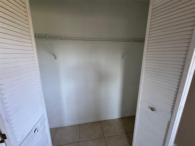 view of closet