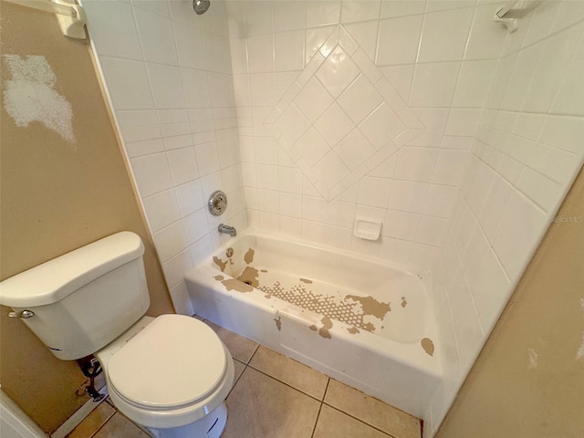 30147 Holly Rd, Punta Gorda, FL 33982 - full bathroom with shower / bathing tub combination, toilet, and tile patterned flooring