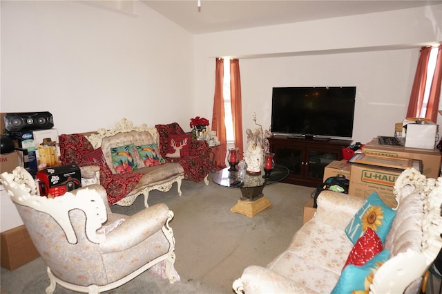 view of living area