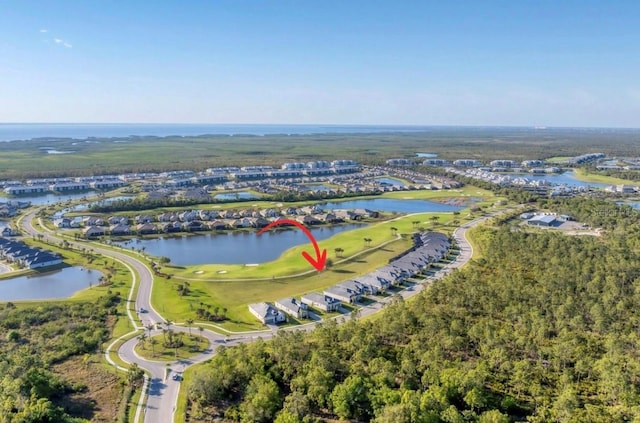 14381 Heritage Landing Blvd, Punta Gorda, FL 33955 - birds eye view of property featuring a water view