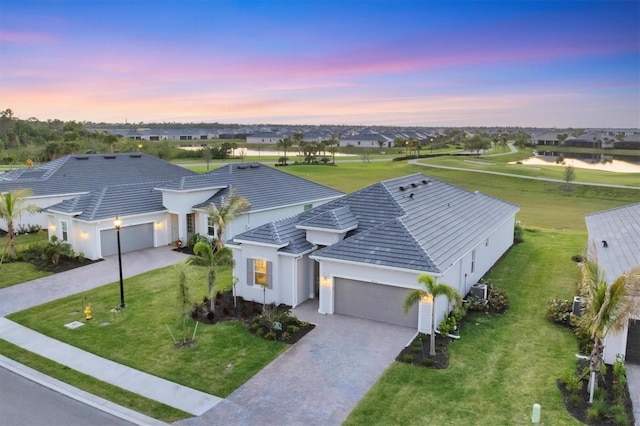 14381 Heritage Landing Blvd, Punta Gorda, FL 33955 - aerial view at dusk with a residential view