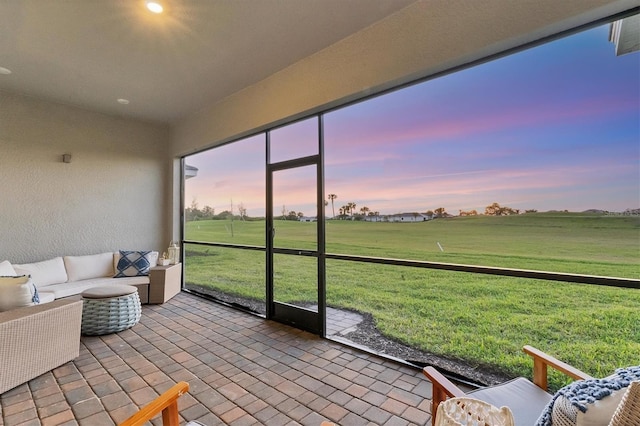 14381 Heritage Landing Blvd, Punta Gorda, FL 33955 - sunroom featuring a rural view