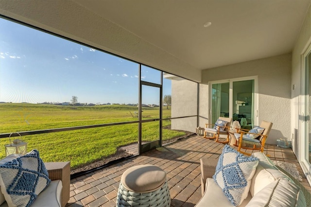 14381 Heritage Landing Blvd, Punta Gorda, FL 33955 - sunroom with a rural view