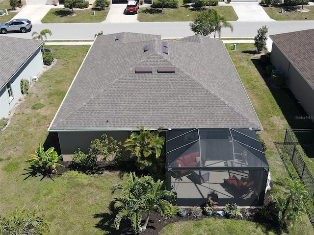 drone / aerial view