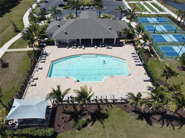 aerial view
