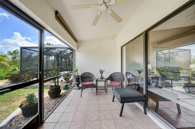 5036 San Rocco Ct, Punta Gorda, FL 33950 - sunroom / solarium with ceiling fan