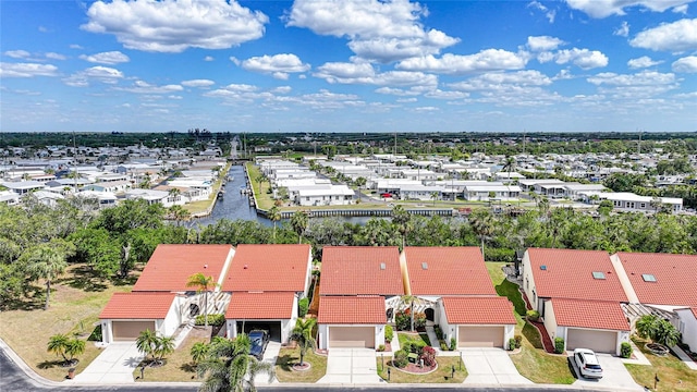 5036 San Rocco Ct, Punta Gorda, FL 33950 - birds eye view of property featuring a residential view and a water view
