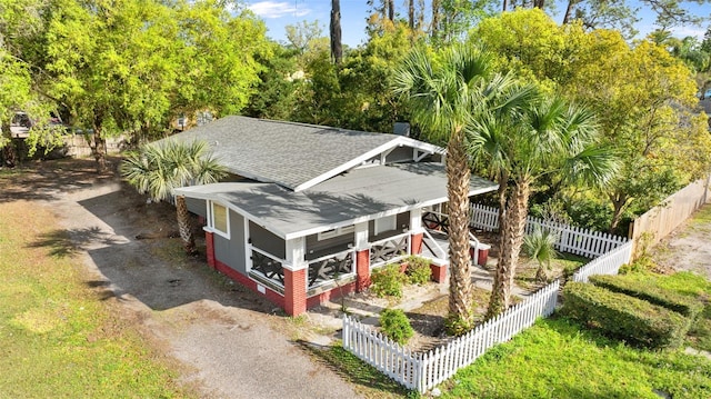 aerial view