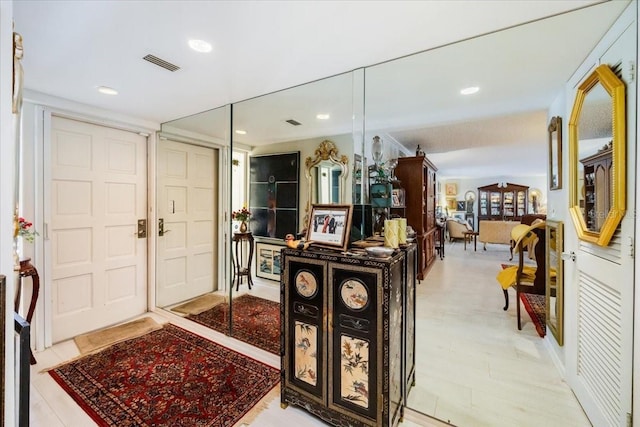 105 Clubhouse Dr Unit D155, Naples, FL 34105 - entrance foyer with recessed lighting and visible vents