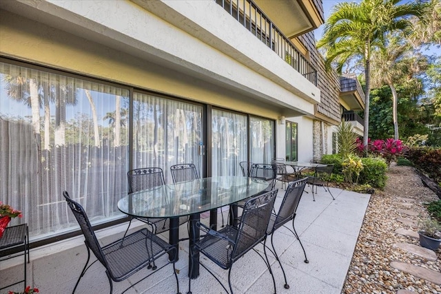 105 Clubhouse Dr Unit D155, Naples, FL 34105 - view of patio featuring outdoor dining space