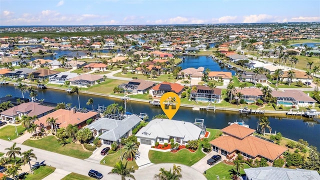 412 Panarea Dr, Punta Gorda, FL 33950 - aerial view featuring a residential view and a water view