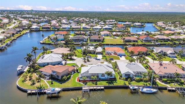 412 Panarea Dr, Punta Gorda, FL 33950 - bird's eye view featuring a residential view and a water view
