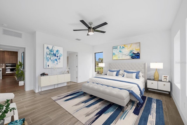 24259 Peppercorn Rd, Punta Gorda, FL 33955 - bedroom featuring visible vents, baseboards, and wood finished floors