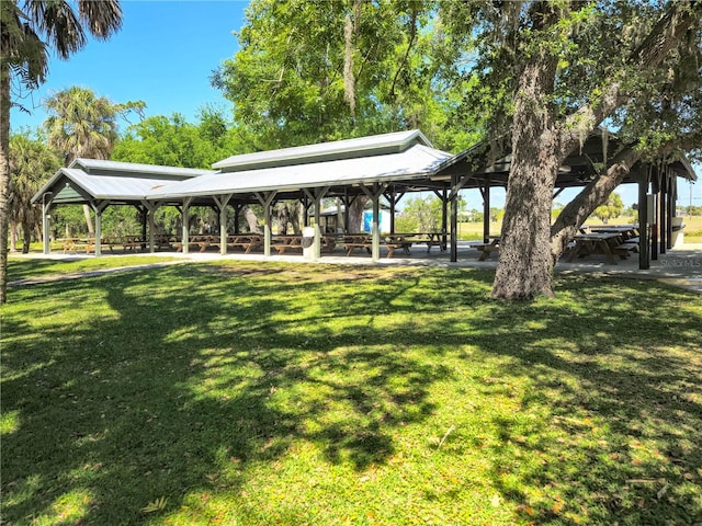 24259 Peppercorn Rd, Punta Gorda, FL 33955 - view of home's community featuring a gazebo and a lawn