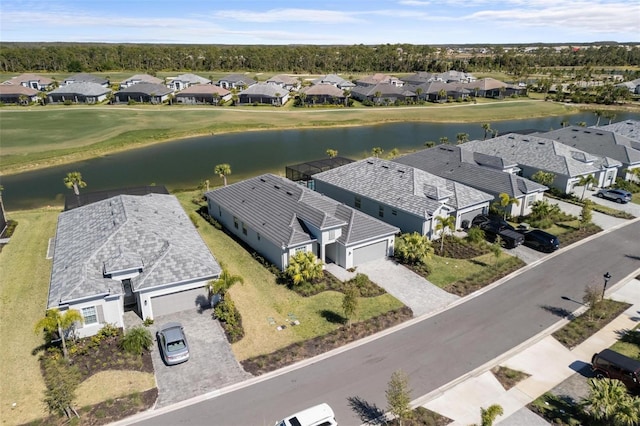 15931 Sugar Hill Dr, Punta Gorda, FL 33982 - birds eye view of property with a residential view and a water view