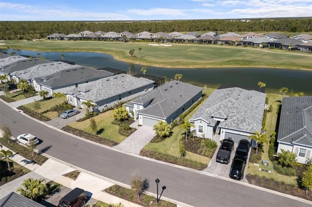 15931 Sugar Hill Dr, Punta Gorda, FL 33982 - birds eye view of property featuring a water view, view of golf course, and a residential view