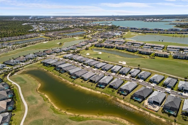 15931 Sugar Hill Dr, Punta Gorda, FL 33982 - aerial view featuring a water view, golf course view, and a residential view
