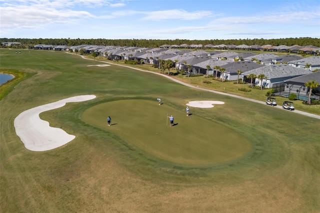 15931 Sugar Hill Dr, Punta Gorda, FL 33982 - bird's eye view featuring a water view, golf course view, and a residential view