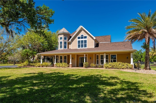 9990 SW Peace River St, Arcadia, FL 34269 - view of front of property with a shingled roof and a porch