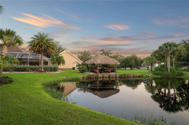 9990 SW Peace River St, Arcadia, FL 34269 - water view with a gazebo