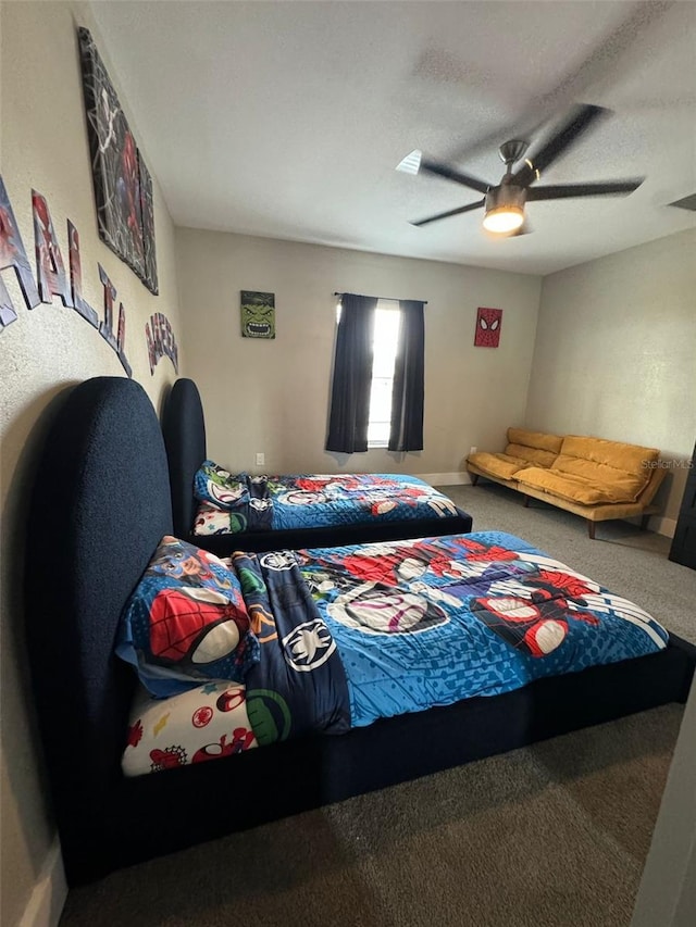 22223 Seyburn Ter, Port Charlotte, FL 33954 - carpeted bedroom featuring ceiling fan