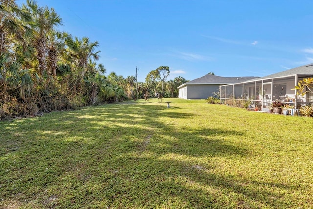 4420 Larkspur Ct, Port Charlotte, FL 33948 - view of yard with a sunroom