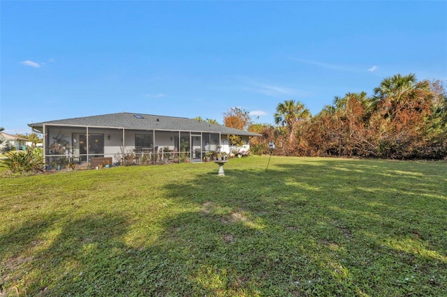 4420 Larkspur Ct, Port Charlotte, FL 33948 - view of yard featuring a sunroom