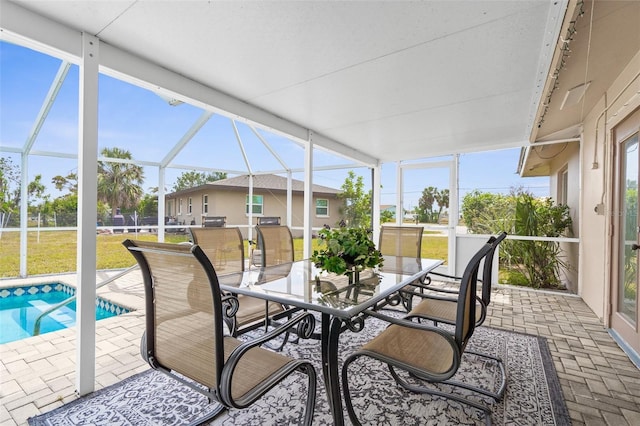 4168 Harbor Blvd, Port Charlotte, FL 33952 - sunroom / solarium with outdoor dining area