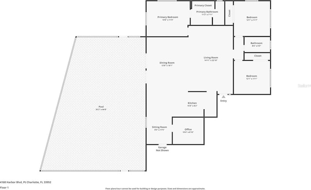 4168 Harbor Blvd, Port Charlotte, FL 33952 - plan