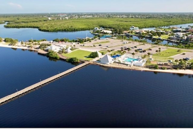 4168 Harbor Blvd, Port Charlotte, FL 33952 - drone / aerial view featuring a water view