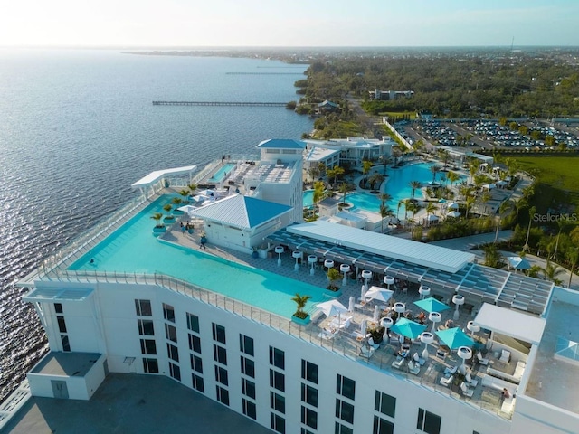 4168 Harbor Blvd, Port Charlotte, FL 33952 - drone / aerial view with a water view