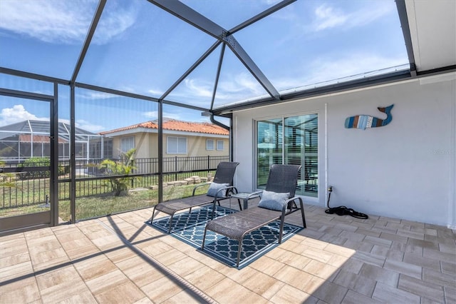 280 Belvedere Ct, Punta Gorda, FL 33950 - view of patio / terrace with glass enclosure