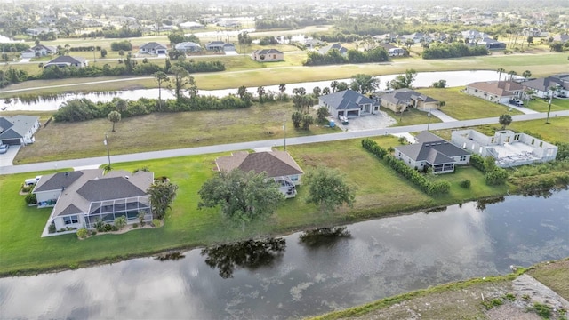 235 Tournament Rd, Rotonda West, FL 33947 - bird's eye view featuring a water view and a residential view