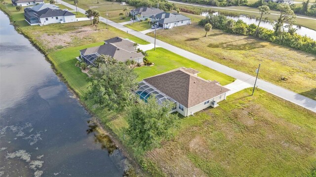 235 Tournament Rd, Rotonda West, FL 33947 - aerial view with a residential view and a water view