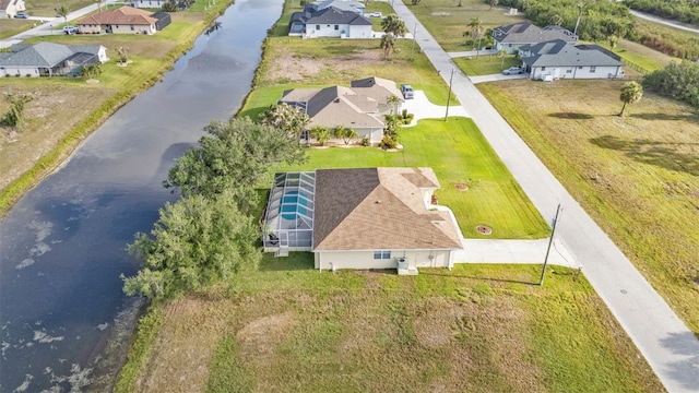 235 Tournament Rd, Rotonda West, FL 33947 - aerial view featuring a water view and a residential view