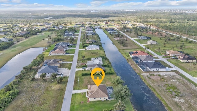 235 Tournament Rd, Rotonda West, FL 33947 - drone / aerial view with a residential view and a water view