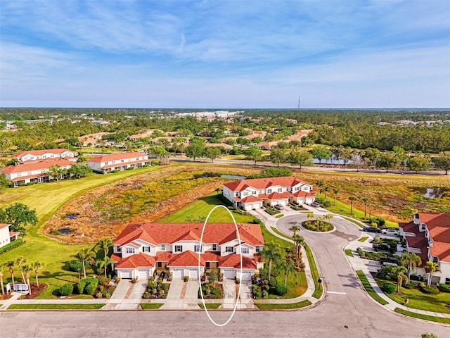 1156 Jonah Dr, North Port, FL 34289 - birds eye view of property with a water view and a residential view