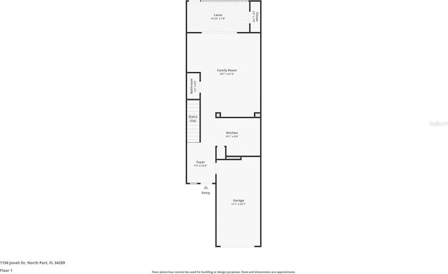 1156 Jonah Dr, North Port, FL 34289 - view of layout
