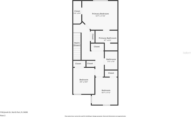 1156 Jonah Dr, North Port, FL 34289 - view of layout