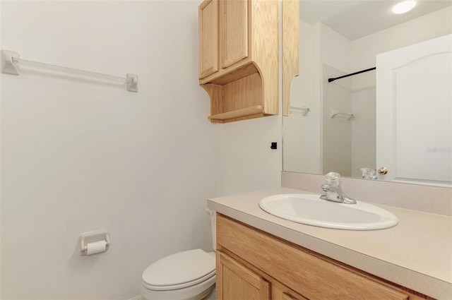 1156 Jonah Dr, North Port, FL 34289 - full bath featuring a shower, toilet, and vanity