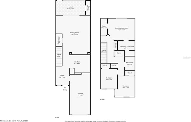 1156 Jonah Dr, North Port, FL 34289 - plan
