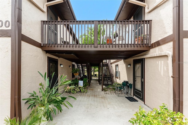 4022 Beaver Ln Unit 500C, Port Charlotte, FL 33952 - view of patio / terrace with stairs