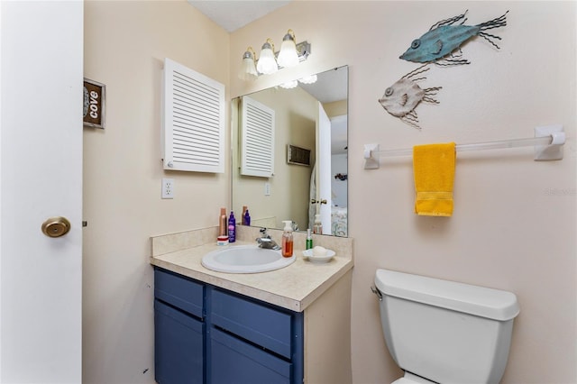 4022 Beaver Ln Unit 500C, Port Charlotte, FL 33952 - bathroom with vanity and toilet